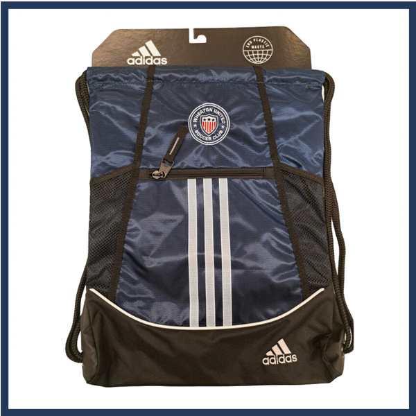 Wheaton United Adidas Sackpack (with Embroidered Logo)