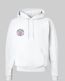 WU White Stars and Stripes  Hoodie